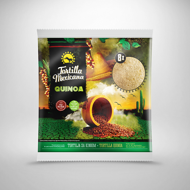 Packagin design - Tortilla Quinoa